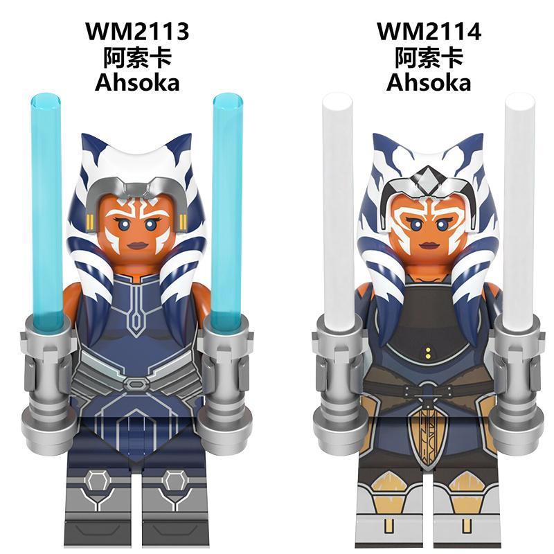 Minifigure Ahsoka Tano WM2113 đồ chơi mô hình Star Wars, chất liệu nhựa an toàn ABS cao cấp, phù hợp bé trai và bé gái 6 tuổi, giá tốt