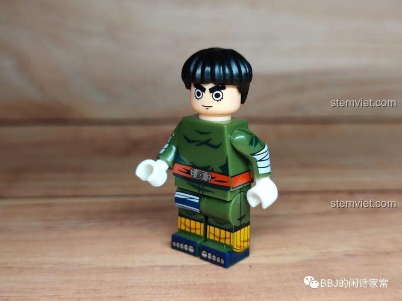 Minifigure Namikaze Minato với áo choàng Hokage, đồ chơi mô hình Naruto chất lượng tốt, tương thích LEGO®.
