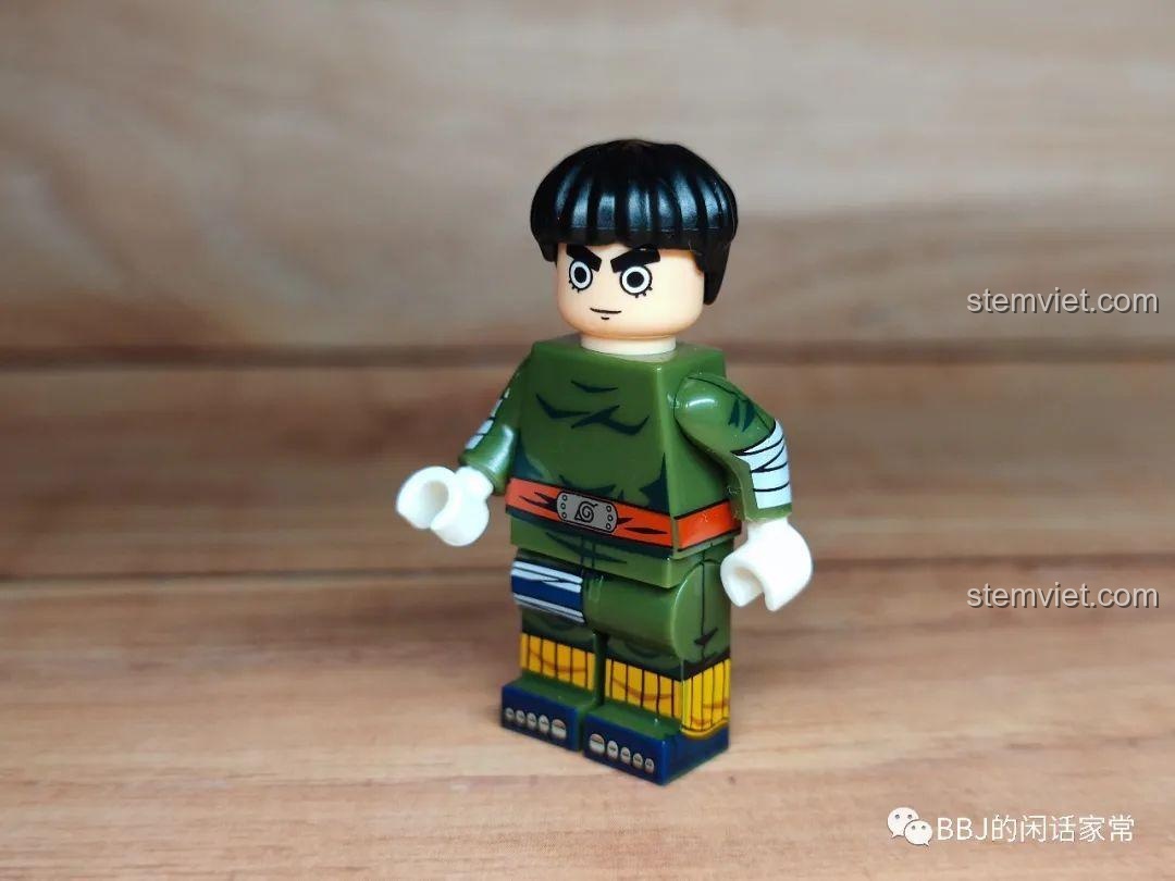 Minifigure Namikaze Minato với áo choàng Hokage, đồ chơi mô hình Naruto chất lượng tốt, tương thích LEGO®.