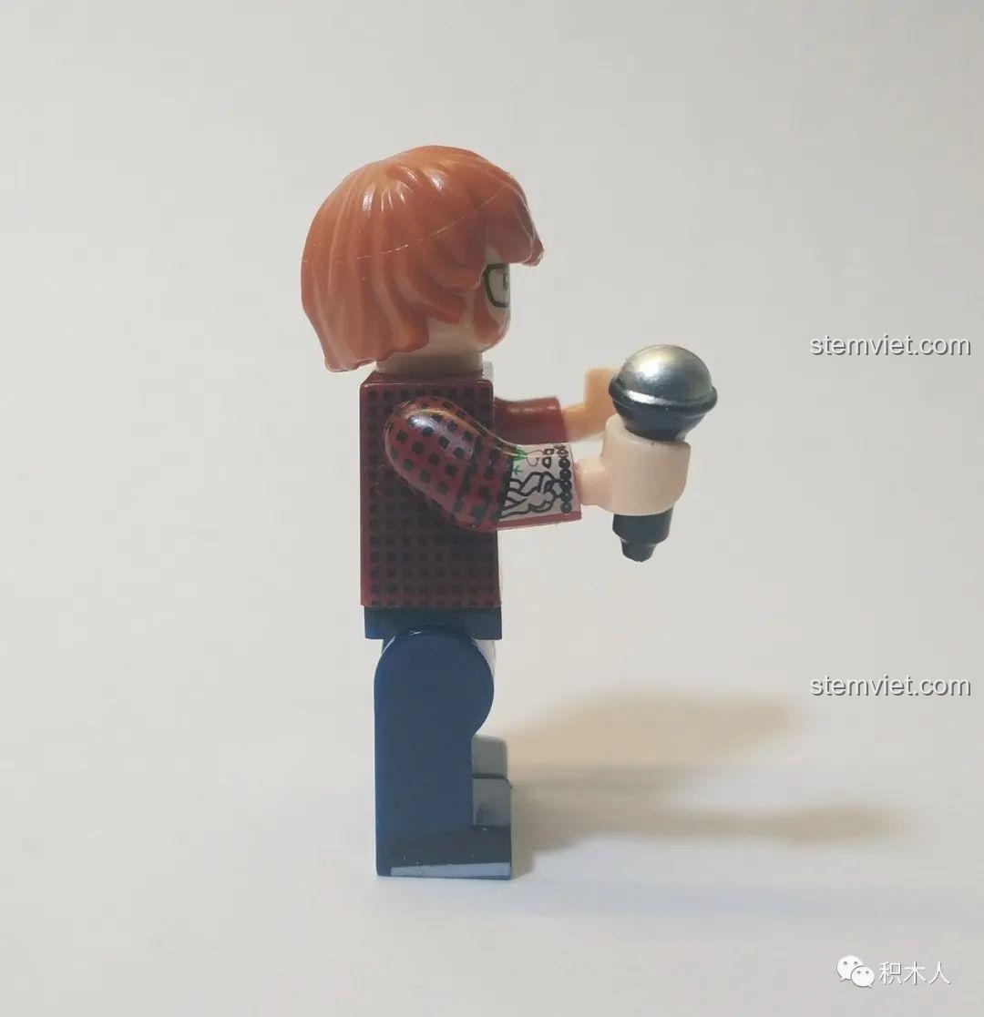 Bộ đồ chơi WM990, minifigure Ed Sheeran, chi tiết cánh tay, đồ chơi giáo dục
