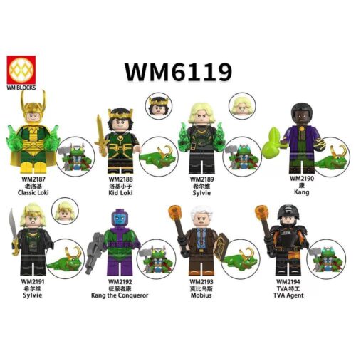 Mô hình Minifigure Mobius WM2193 WM Blocks, đồ chơi lắp ghép nhân vật Marvel Mobius cho bé trai 6 tuổi, giá tốt.