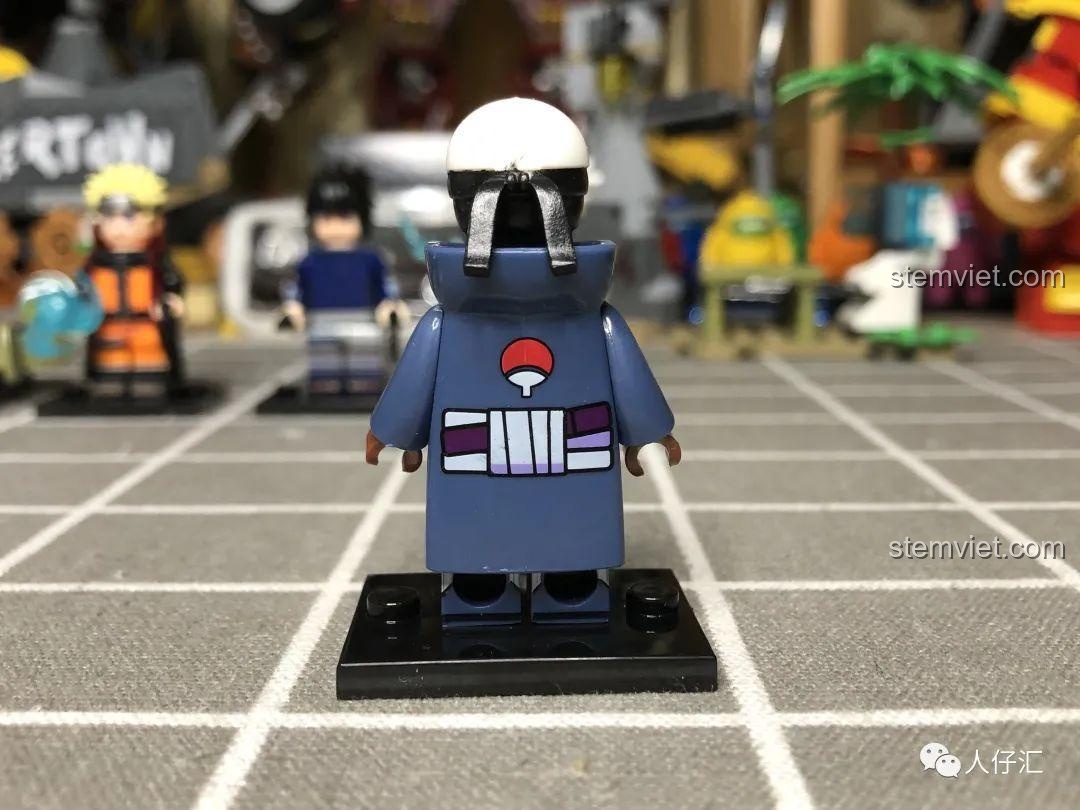 Minifigure Hidan WM2086, bộ đồ chơi Nhân vật Akatsuki, nhân vật Naruto với lưỡi hái đặc trưng.