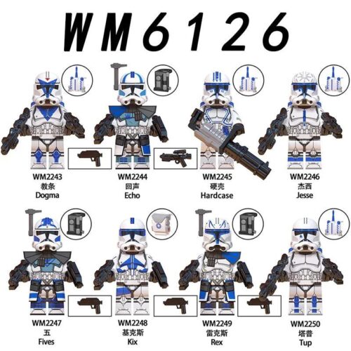 Đồ chơi mô hình WM WM2245 Minifigure Hardcase Star Wars giá tốt cho bé trai 6 tuổi, chi tiết sắc nét, tương thích LEGO®