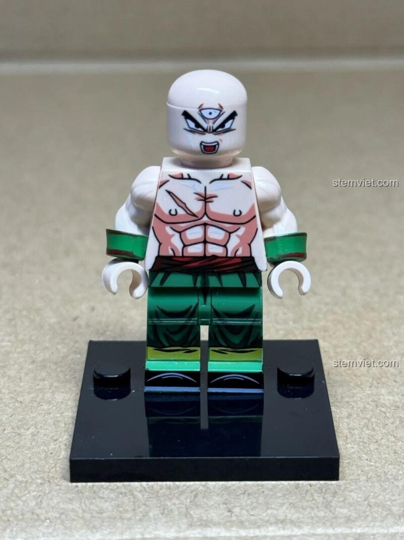 Ảnh review chi tiết minifigure Krillin WM2690, một nhân vật khác trong bộ sưu tập Dragon Ball của WM.