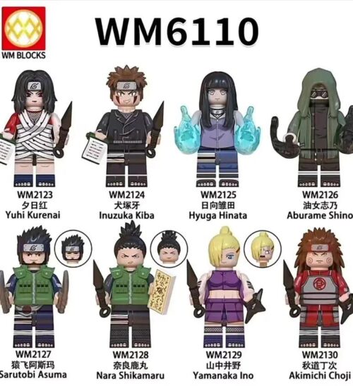 Bộ 8 nhân vật Naruto WM6110 - Inuzuka Kiba