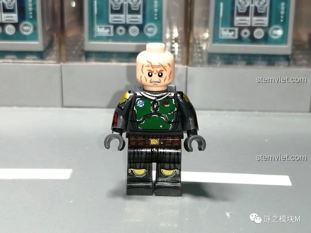 Minifigure Boba Fett WM6121, bộ đồ chơi Star Wars, chi tiết in ấn sắc nét, tương thích LEGO®.