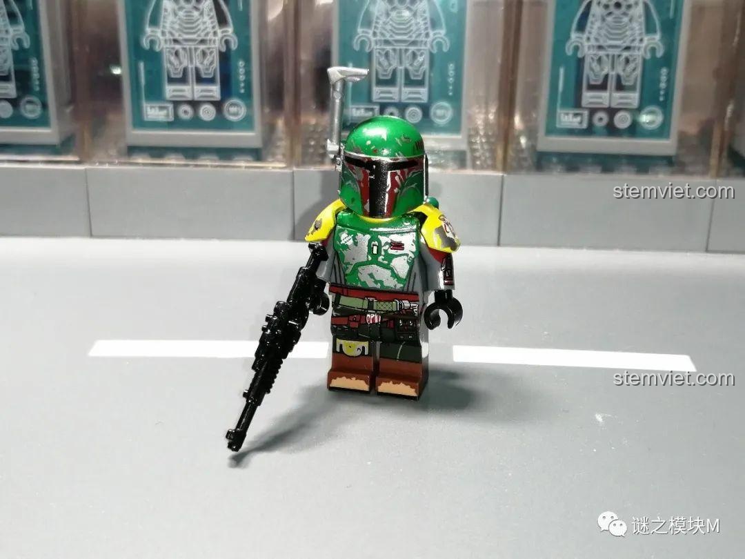 WM6122 Minifigure Star Wars, bộ đồ chơi mô hình The Mandalorian, chi tiết sắc nét, tương thích LEGO®, món quà tuyệt vời cho bé trai.
