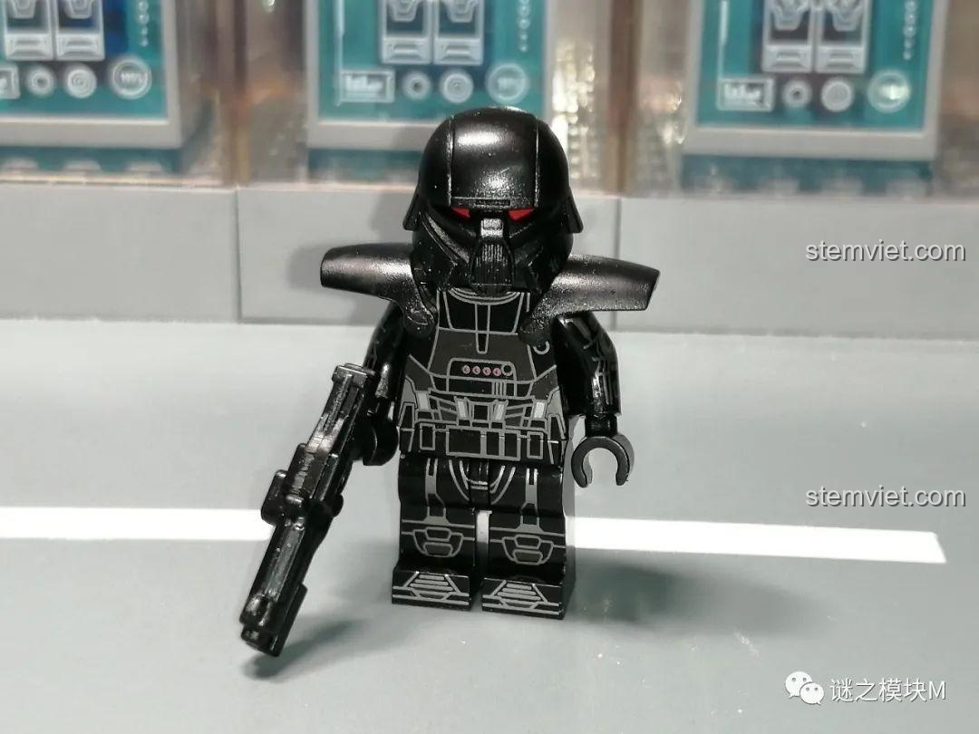 Minifigure Jango Fett WM6121, đồ chơi mô hình Star Wars, chi tiết in ấn sắc nét, phù hợp bé trai 8 tuổi.