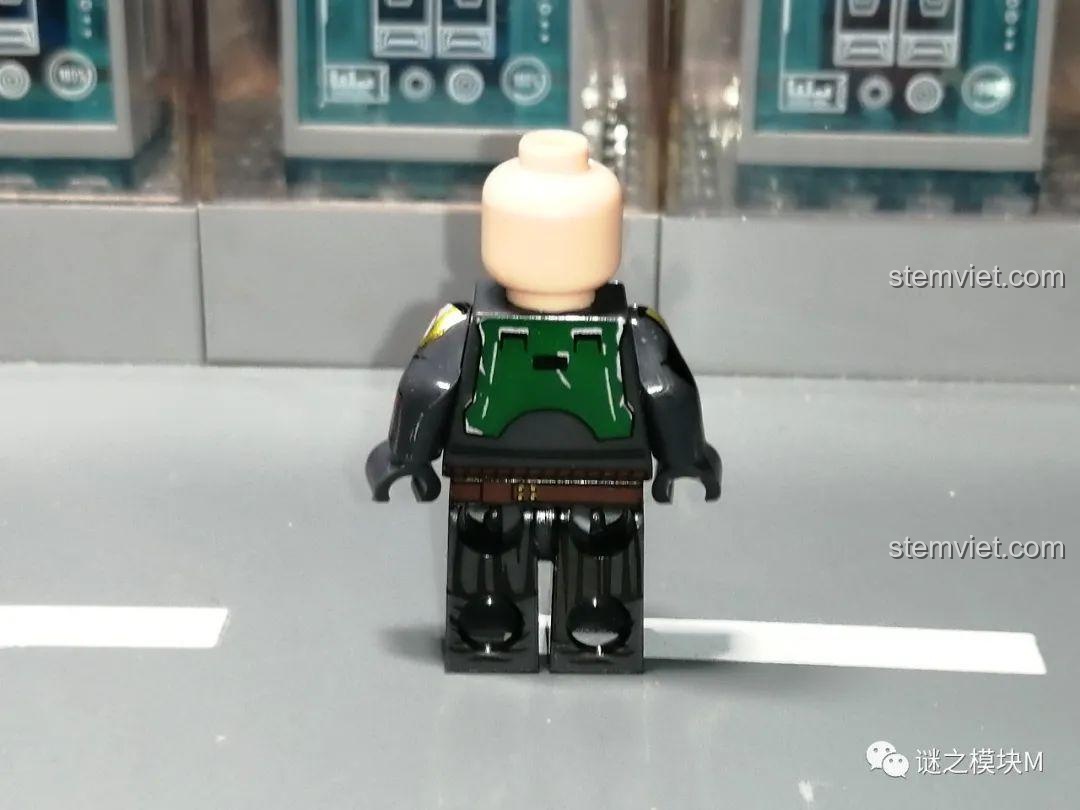 Minifigure Boba Fett WM6121, bộ đồ chơi Star Wars, chi tiết in ấn sắc nét, phù hợp bé trai 8 tuổi.