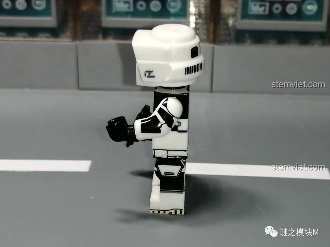 Minifigure Dark Troopers WM6121, đồ chơi mô hình Star Wars, chi tiết in ấn sắc nét, phù hợp bé trai 8 tuổi.