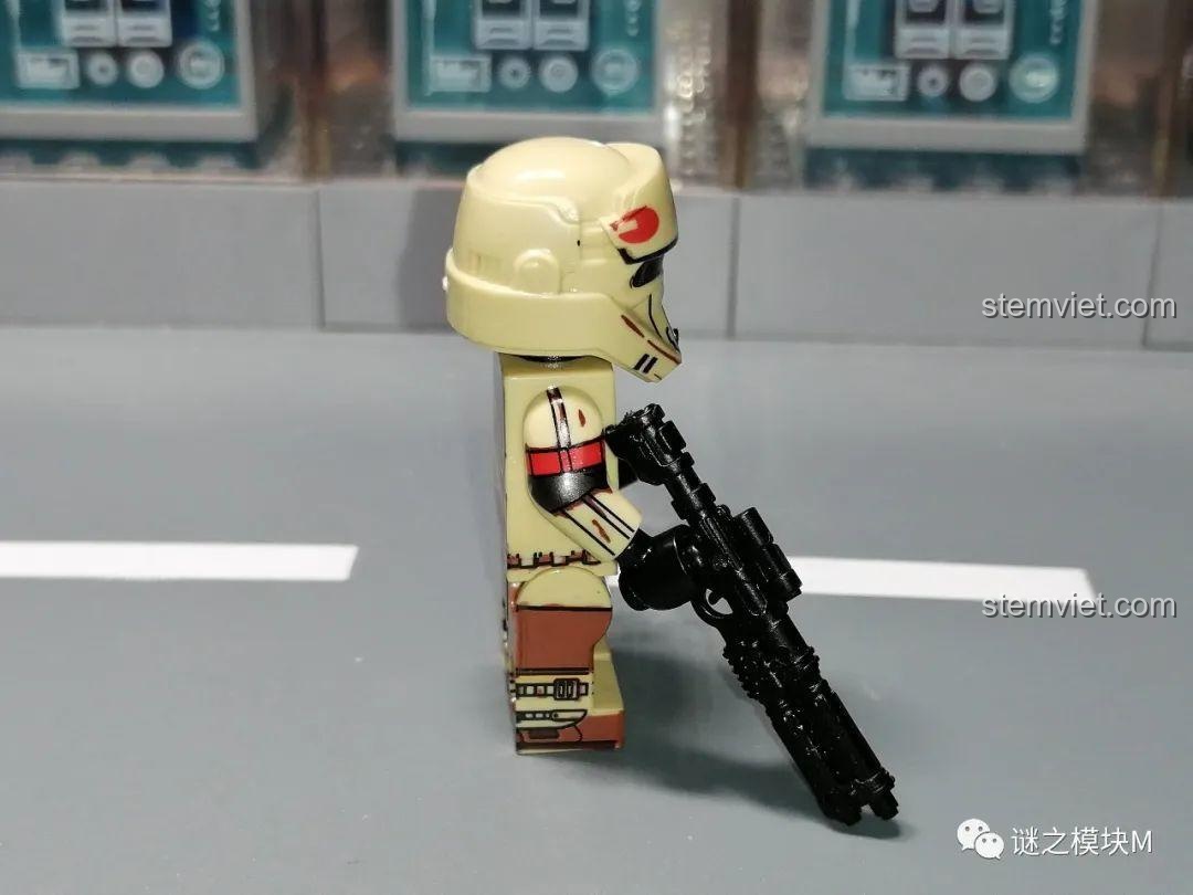 Minifigure Shore Trooper WM6121, bộ đồ chơi Star Wars, chi tiết in ấn sắc nét, phù hợp bé trai 8 tuổi.