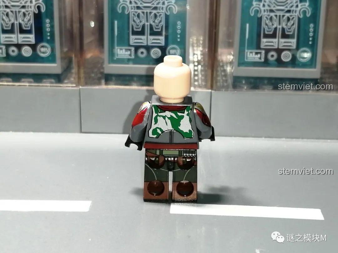 Minifigure The Mandalorian WM6121, đồ chơi mô hình Star Wars, chi tiết in ấn sắc nét, tương thích LEGO®.