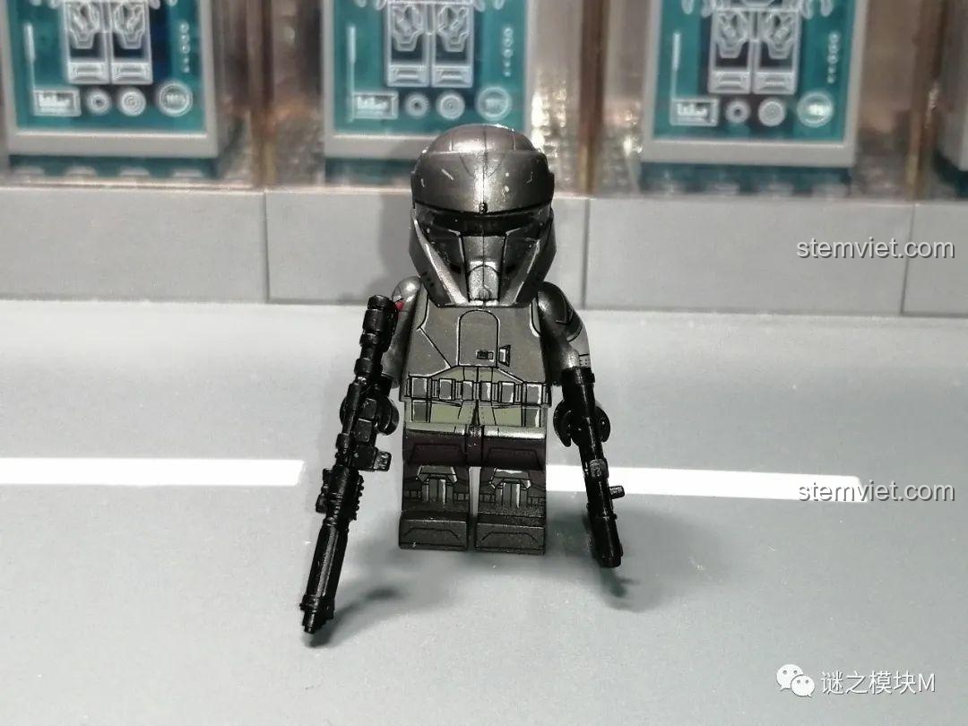 Minifigure Shore Trooper WM6121, đồ chơi xếp hình Star Wars, chi tiết in ấn sắc nét, phù hợp bé trai 8 tuổi.