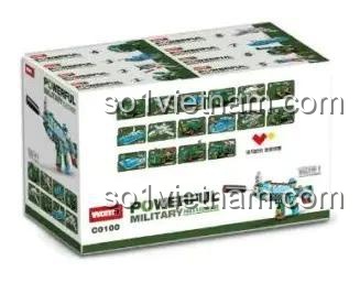 Hộp đồ chơi mô hình Súng Lắp Ráp M4A4 Súng Trường Tấn Công M4A4 0100 chất lượng cao cho bé trai 6 tuổi