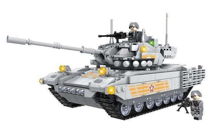 Bộ lắp ghép WOMA C0124 Xe Tăng T-14 Armata chính diện, mô hình xe tăng quân sự T-14 Armata màu xám cho bé trai 6 tuổi, đồ chơi lắp ráp chất lượng cao giá tốt.