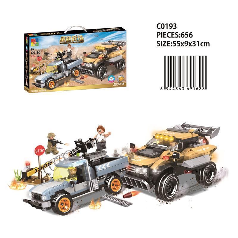 WOMA C0193 bộ đồ chơi xe quân sự, xe địa hình quân đội, xe bán tải quân sự, đồ chơi lắp ráp cho bé trai 6 tuổi, giá tốt.