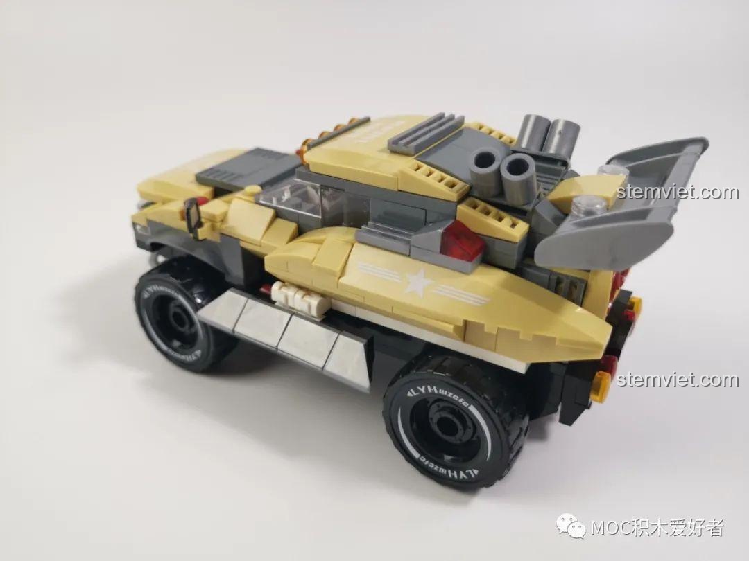 WOMA C0193 đồ chơi xây dựng xe cảnh sát tương lai, bộ đồ chơi WOMA, đồ chơi mô hình cho bé trai 6 tuổi.