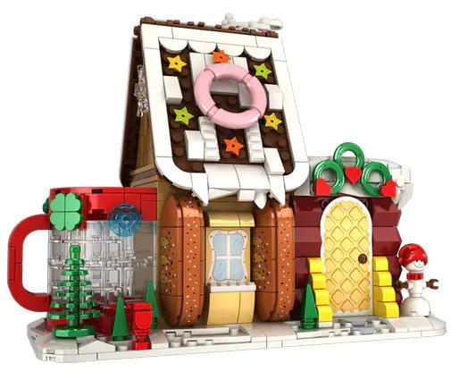 Bộ đồ chơi WOMA C0273 Ngôi nhà Bánh Gừng lắp ráp Giáng Sinh 628 chi tiết cho bé gái 6 tuổi