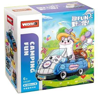 Bộ đồ chơi WOMA C0297 Siêu FUN Dã ngoại: Xe Cổ Cừu Mật, 667 mảnh, phù hợp cho bé gái 6 tuổi
