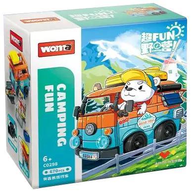 Hộp sản phẩm WOMA C0298 Siêu Xe Cắm Trại Gấu Béo