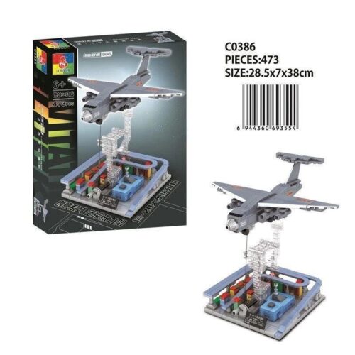 Bộ lắp ghép Máy bay Vận tải Lớn Vận-20 WOMA C0386 với hiệu ứng bay lơ lửng độc đáo, phù hợp cho con trai 6 tuổi, giá tốt.