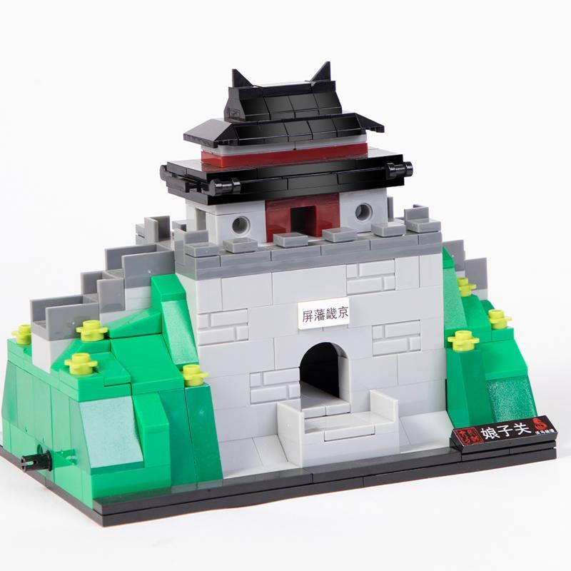 Bộ lắp ghép WOMA C0391 Mô hình Nữ Tử Quan Vạn Lý Trường Thành 270 mảnh ghép, đồ chơi lắp ráp kiến trúc lịch sử cho bé trai và bé gái 8 tuổi, giá tốt