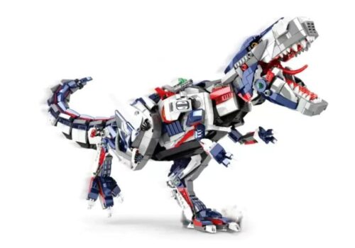 Bộ lắp ghép Khủng Long Bạo Chúa Cơ Khí WOMA C0475, mô hình T-Rex cơ khí 2188 chi tiết, đồ chơi sáng tạo cho bé trai 6 tuổi, giá tốt