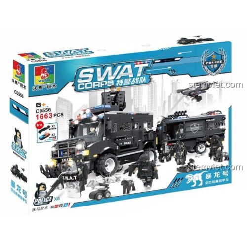 WOMA C0556 SWAT Corps Xe Cảnh sát SWAT Corps Hộp sản phẩm