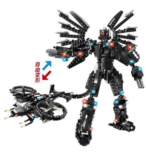 SWAT Corps - Máy Bay Vũ Trang Hai Cánh Quạt - Mô hình robot SWAT Corps