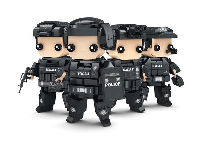 Bộ lắp ghép Đội Đặc Nhiệm SWAT WOMA C0596, đồ chơi lắp ráp Biệt Đội Đặc Nhiệm SWAT cho con trai 6 tuổi, chất lượng cao, giá tốt.