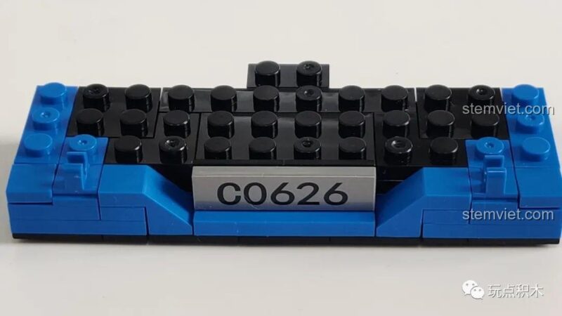Chi tiết biển số xe C0626 được lắp trên Xe bán tải màu xanh 0626.