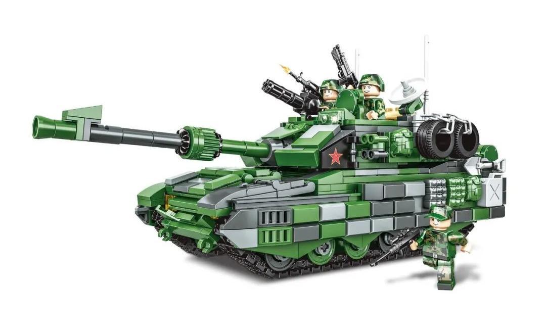 Bộ lắp ghép Xe Tăng Chủ Lực 99A WOMA C0847 cho bé trai 6 tuổi, đồ chơi mô hình quân sự chất lượng cao, giá tốt.