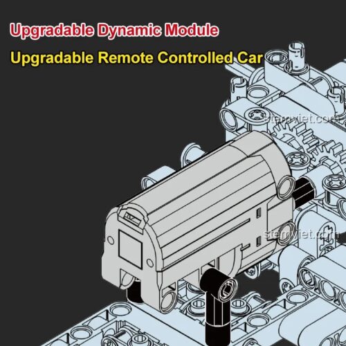 Đồ chơi mô hình WOMA C0923 McLaren Senna GTR có thể nâng cấp điều khiển từ xa, bộ lắp ráp xe đua cho bé trai 6 tuổi.