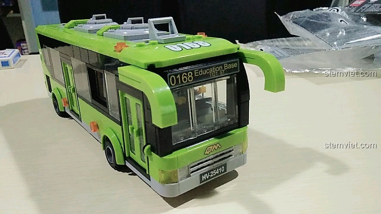 Xe buýt thành phố 启蒙QMAN 1121 hoàn chỉnh.