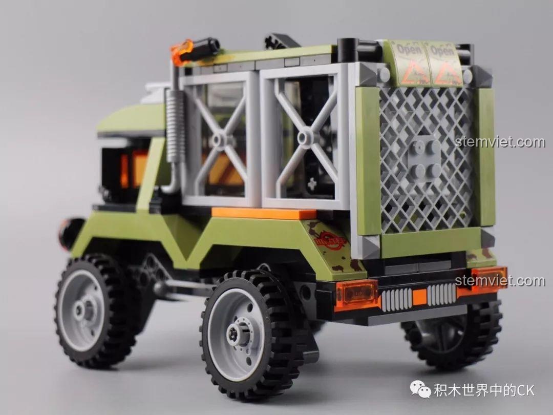 Xe cảnh sát trong bộ đồ chơi Cảnh sát Qman 1923 (mặt sau)