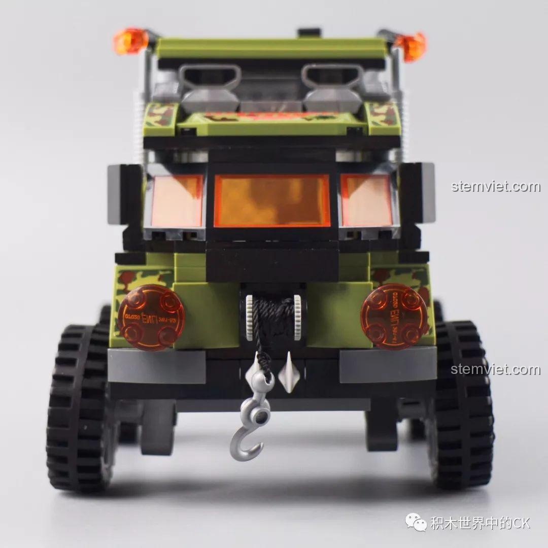 Xe cảnh sát trong bộ đồ chơi Cảnh sát Qman 1923 (mặt trước)