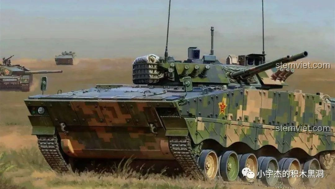 Hình ảnh thực tế xe chiến đấu bộ binh 04A, một phương tiện quân sự hiện đại