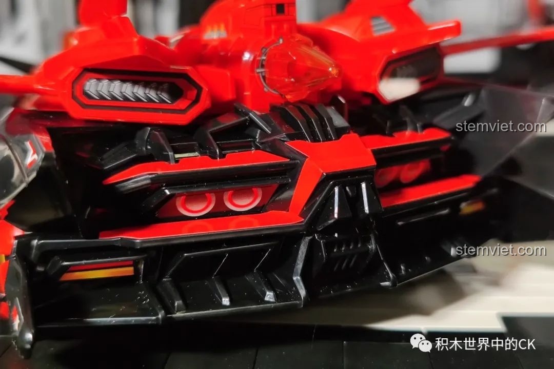 Chi tiết các mảnh ghép của xe đua QQ Phi Xa S-Phá Hiểu Giả 74034, đồ chơi lắp ráp cho bé trai.