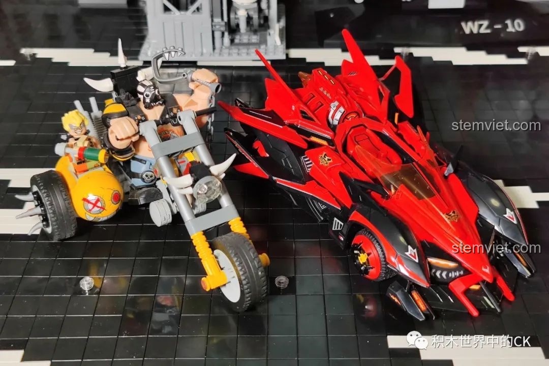 Quá trình lắp ráp xe đua QQ Phi Xa S-Phá Hiểu Giả 74034, trải nghiệm đồ chơi lắp ráp Enlighten.