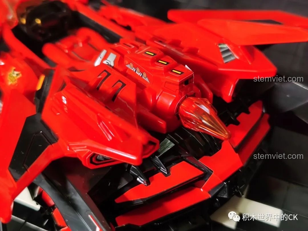 Toàn bộ mảnh ghép của xe đua QQ Phi Xa S-Phá Hiểu Giả 74034, đồ chơi xây dựng chất lượng cao.