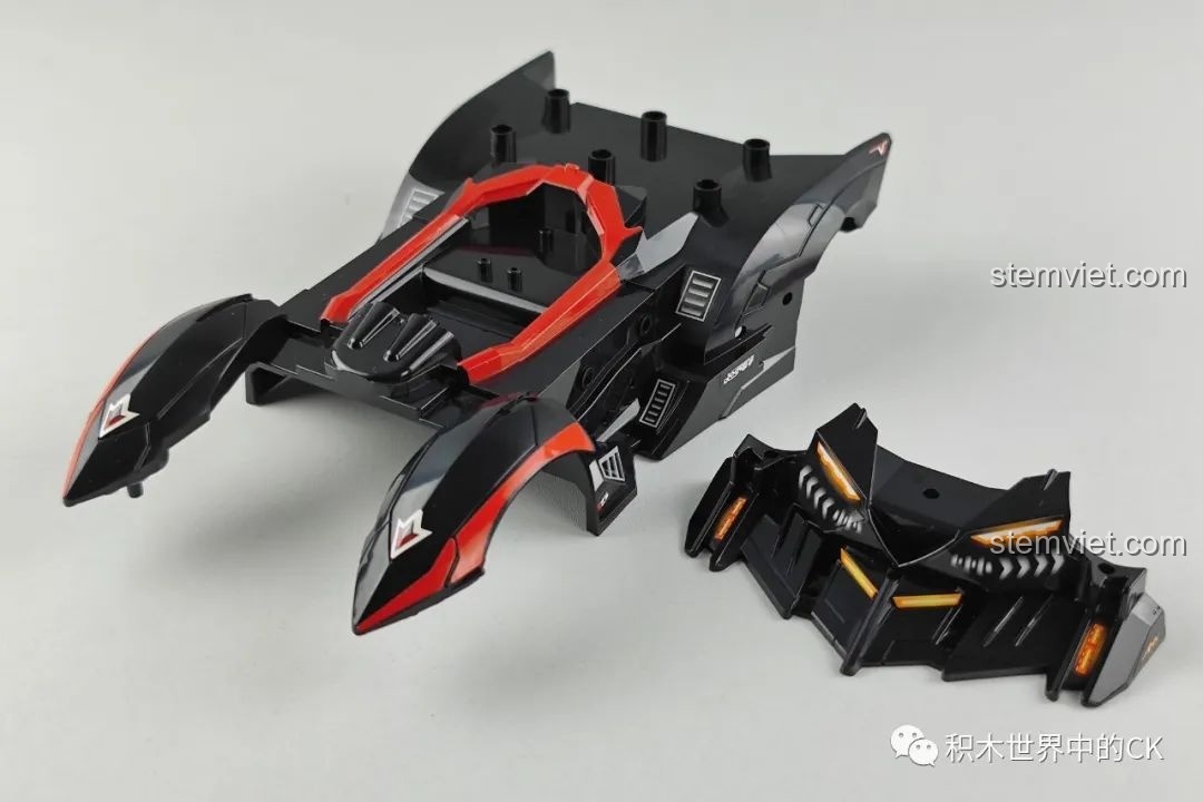 Quá trình lắp ráp xe đua QQ Phi Xa S-Phán Quyết Giả 74031, trải nghiệm đồ chơi lắp ráp Enlighten.