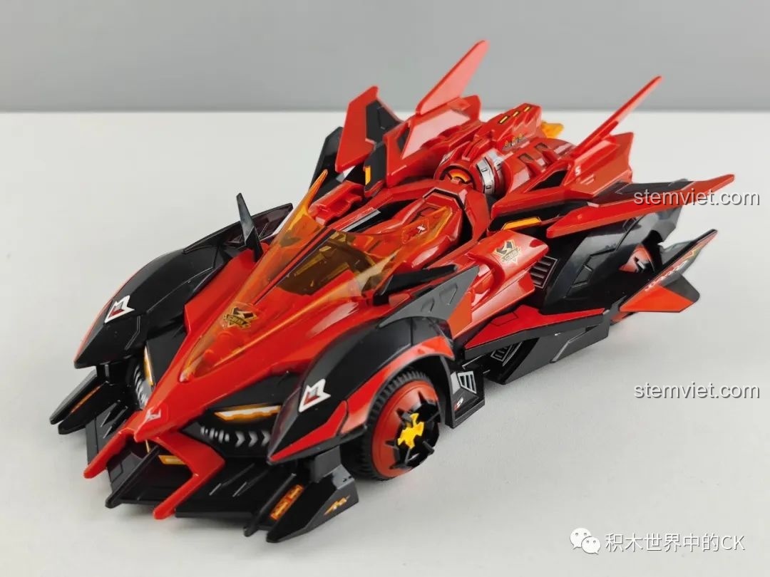 Mô hình hoàn chỉnh xe đua QQ Phi Xa S-Phán Quyết Giả 74031, đánh giá đồ chơi lắp ráp Enlighten.