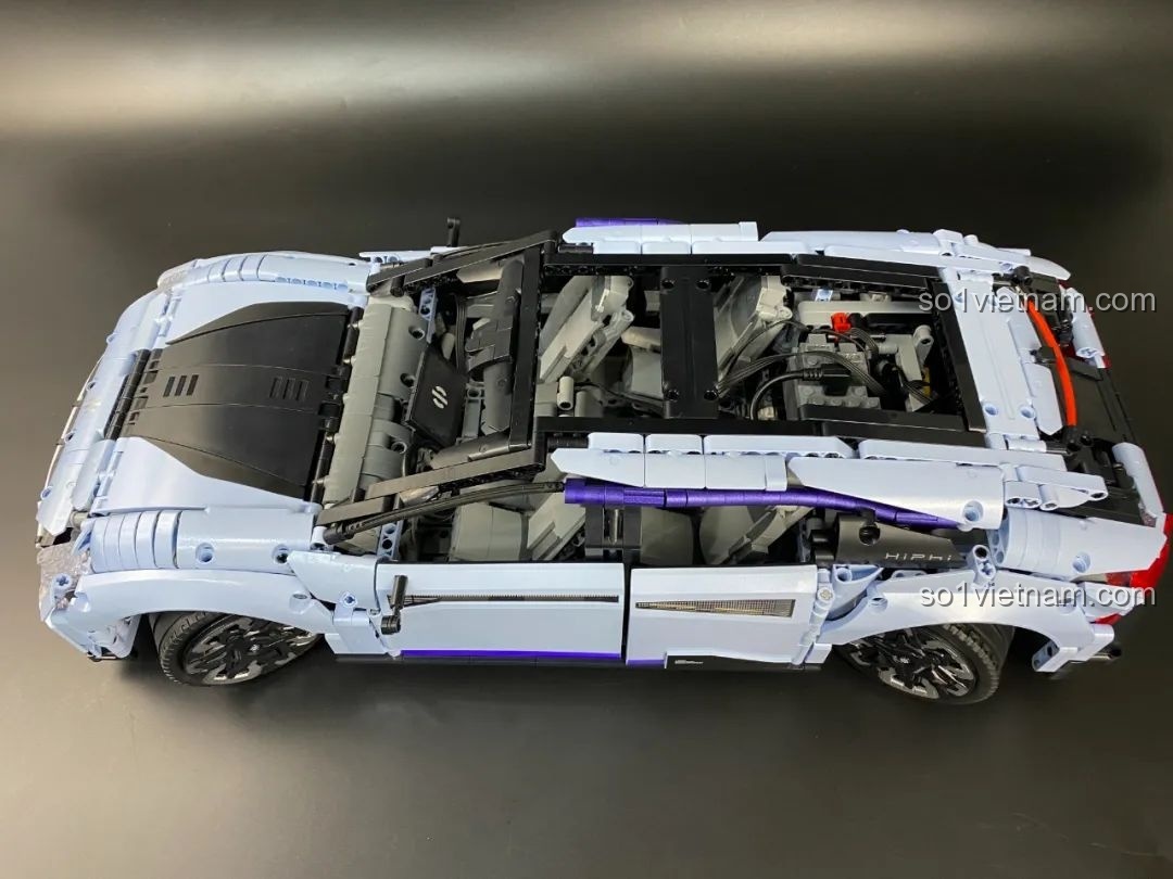 Xe HiPhi Z Pixel Sci-Fi Car Model của Pantasy đã hoàn thiện