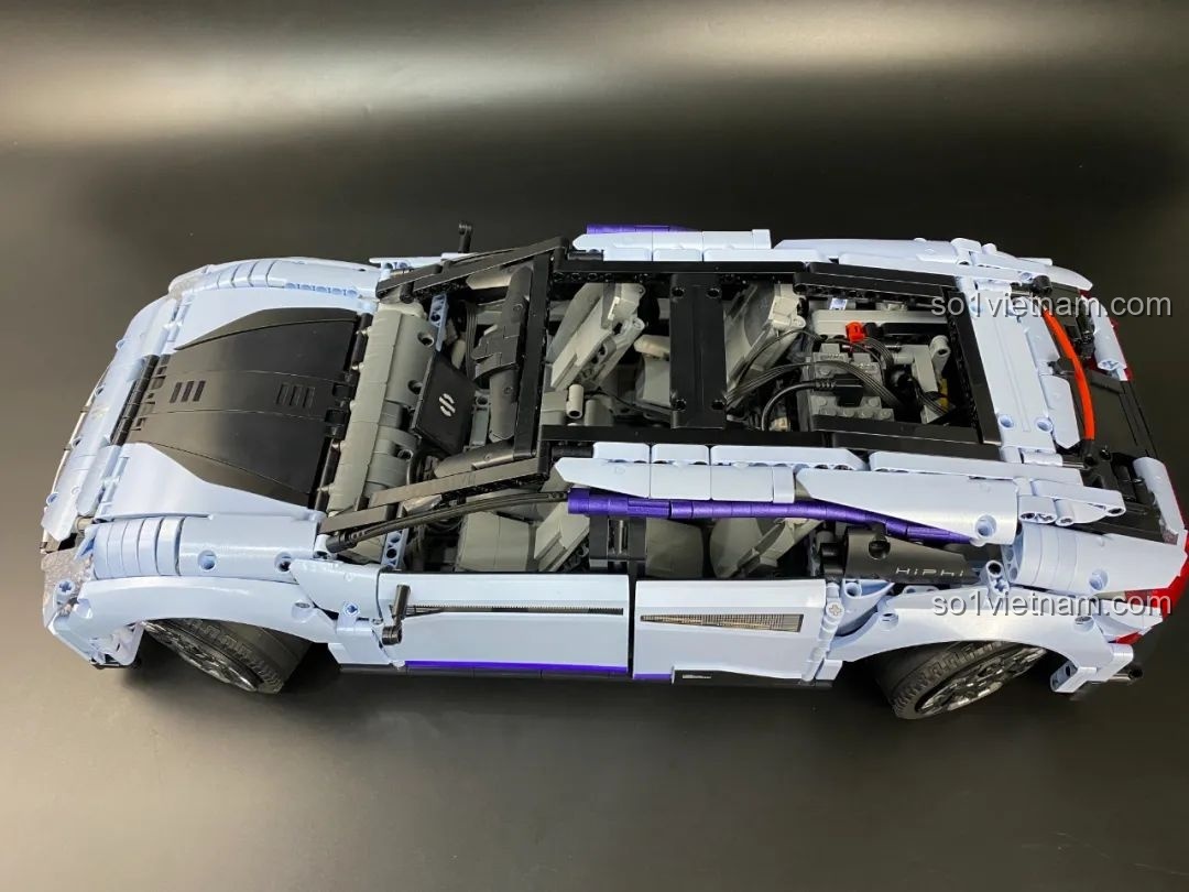 Xe HiPhi Z Pixel Sci-Fi Car Model của Pantasy đã hoàn thiện