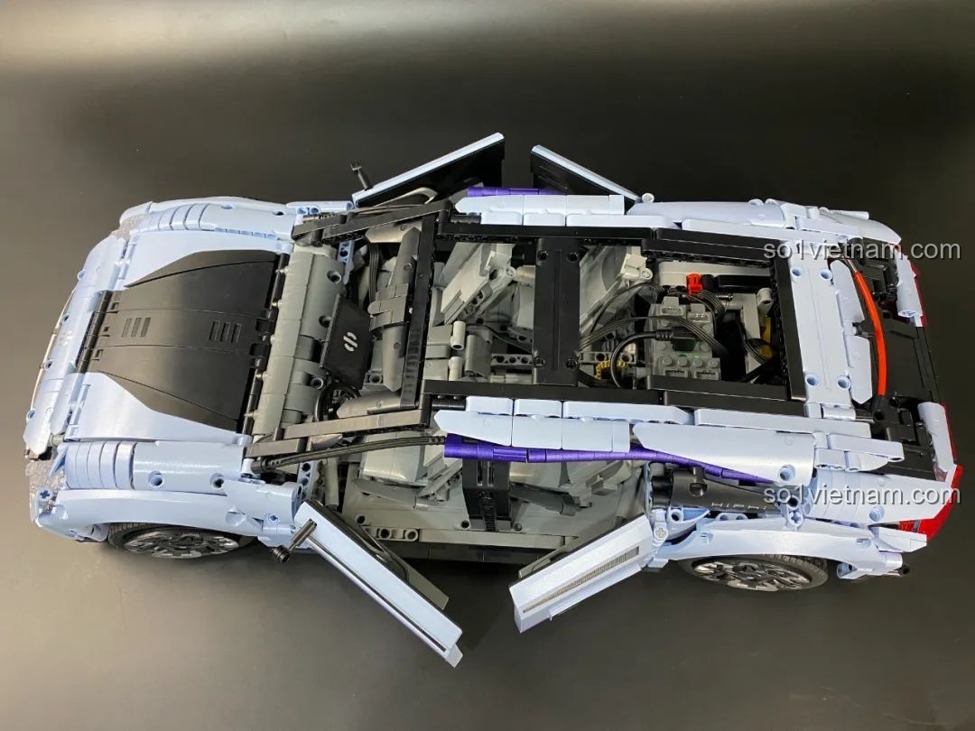 Xe HiPhi Z Pixel Sci-Fi Car Model của Pantasy đã hoàn thiện