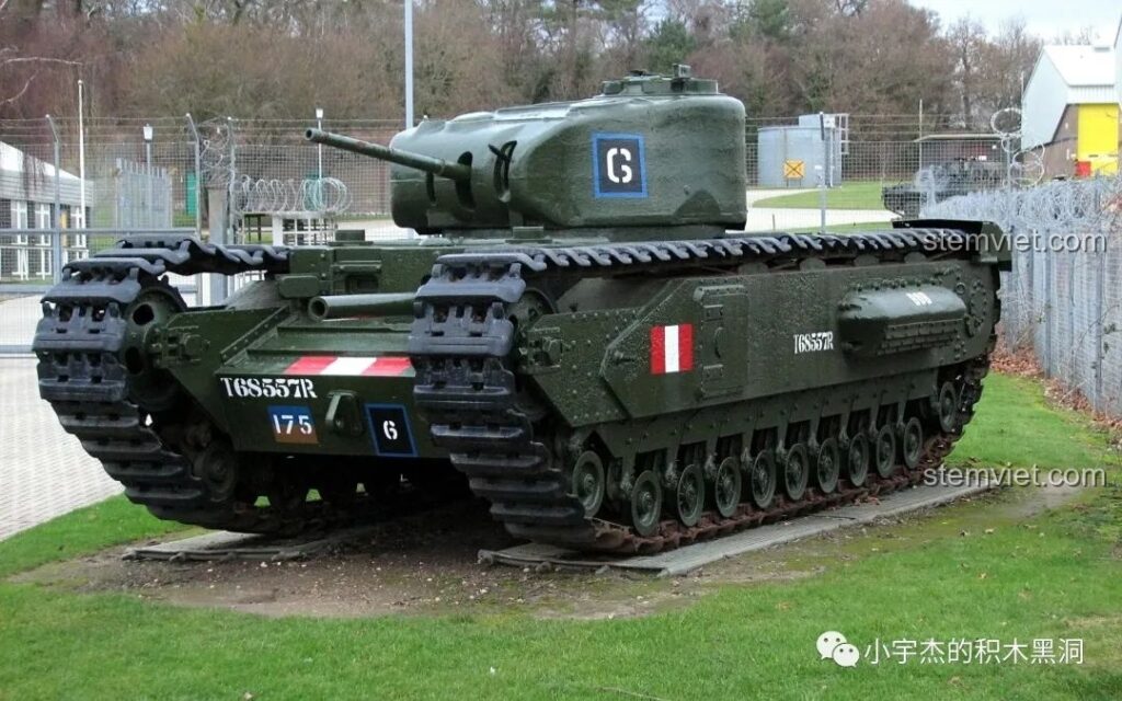 Xe tăng Churchill MK.I thực tế ngoài trời