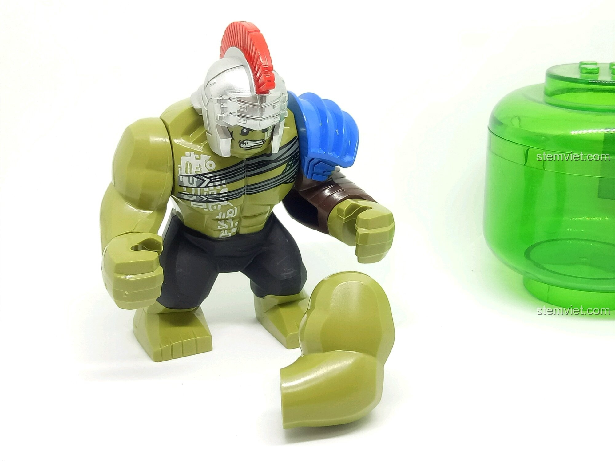 Hulk Degao với vũ khí đầy đủ. Đồ chơi lắp ráp Hulk chiến đấu.