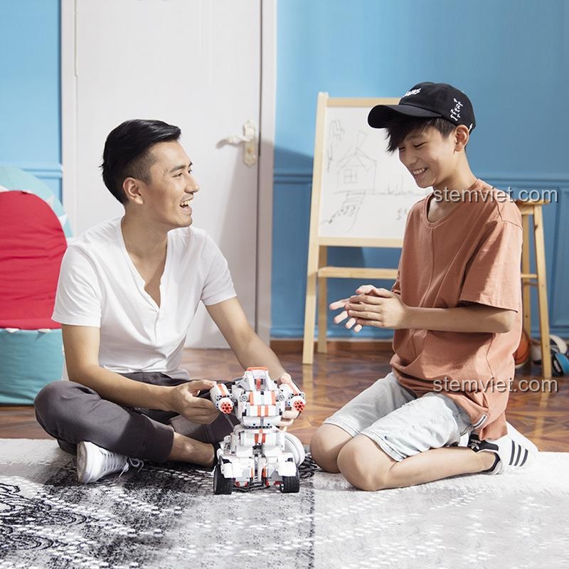 Robot Lắp Ghép Xiaomi MITU JMJQR01IQI - Hai bố con chơi cùng robot