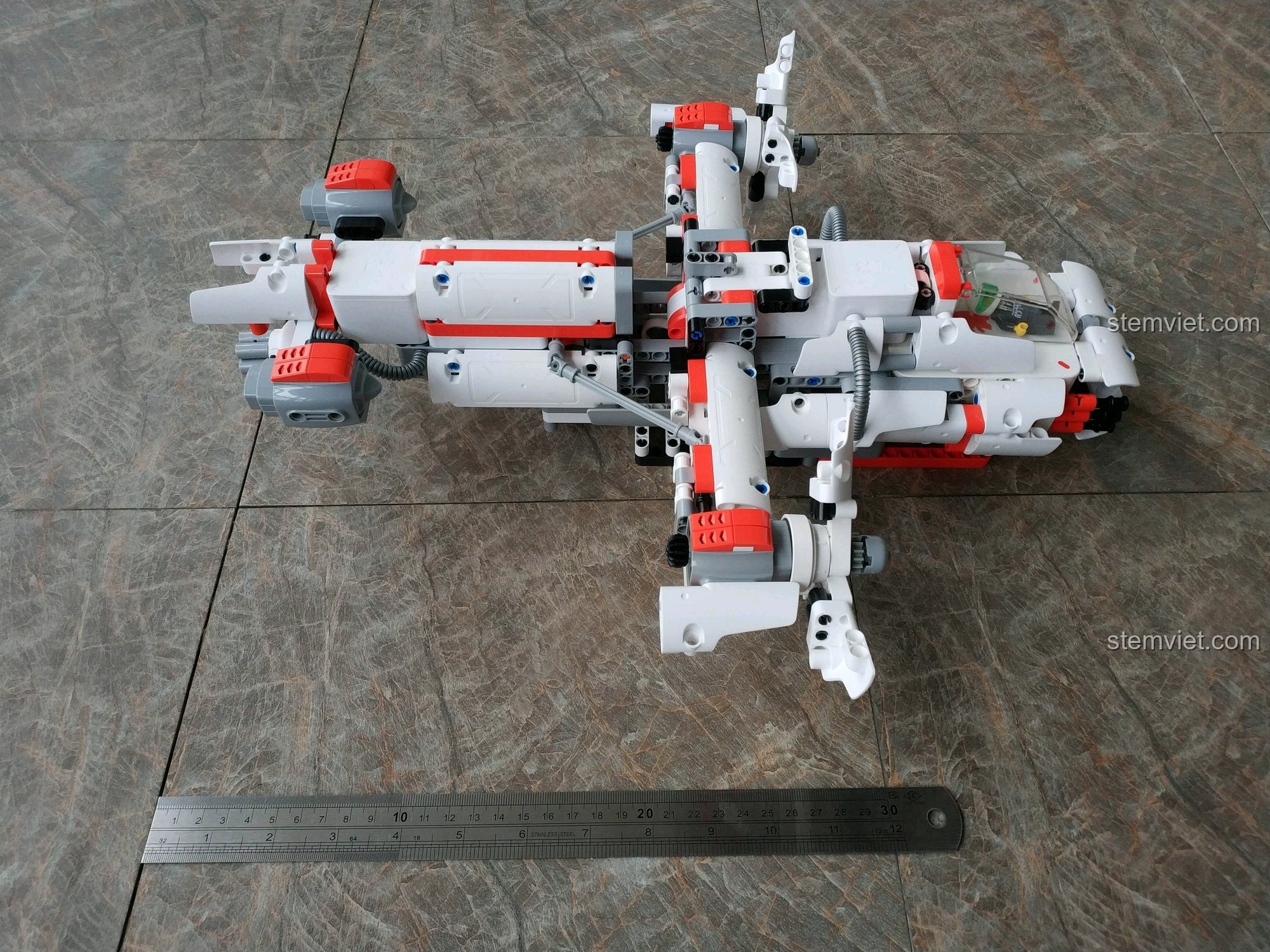 Robot Lắp Ghép Xiaomi MITU JMJQR01IQI - Phiên bản máy bay từ góc nhìn khác