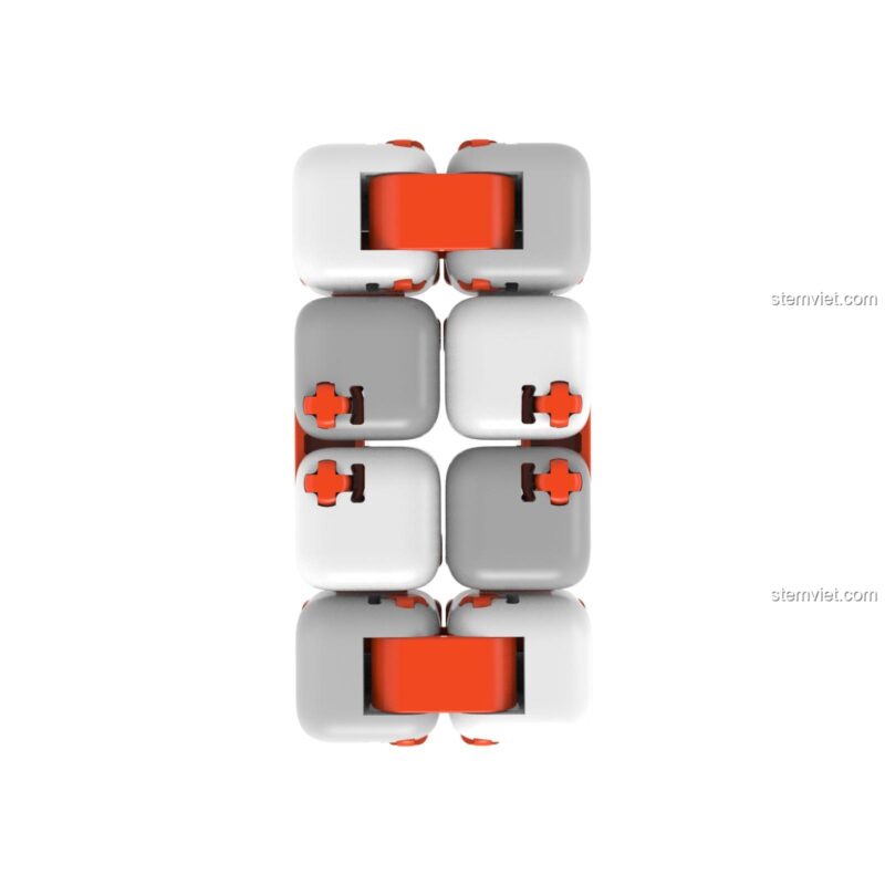 Bộ Xếp Hình Khối Vuông Giảm Stress Finger Cube Build Box - Sản phẩm khi lắp ráp dạng dây